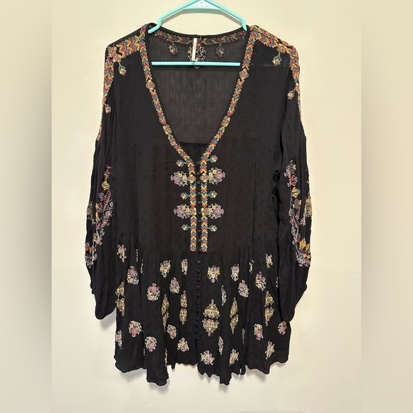 Free People Arianna Tunic in Black Size M - Picture 4 of 11